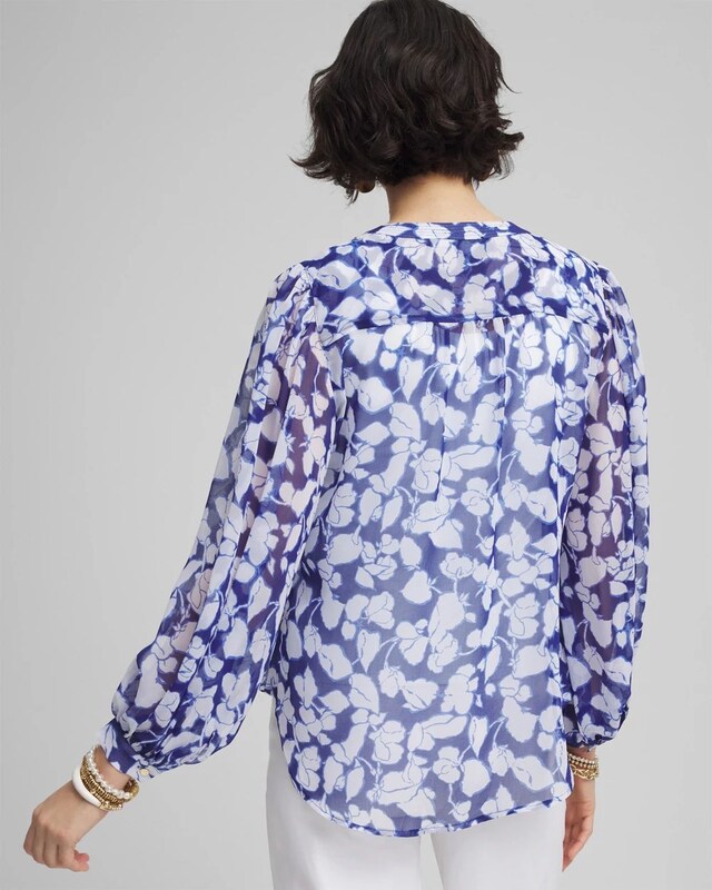 Georgette Floral Blouse - image 3